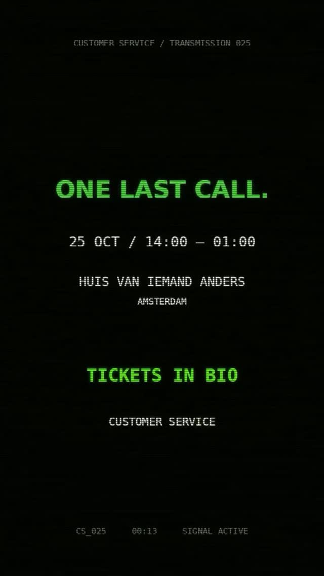 ADE IS HERE. Closing out ADE at Huis van Iemand Anders