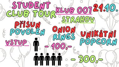 Punk rock event with Popcorn and The Onion Rings