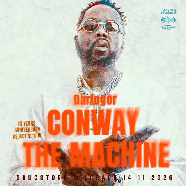 Conway The Machine premijerno u Beogradu!