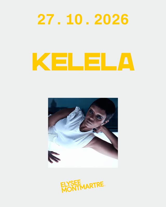 KELELA à l'Elysée Montmartre le 27 octobre 2026