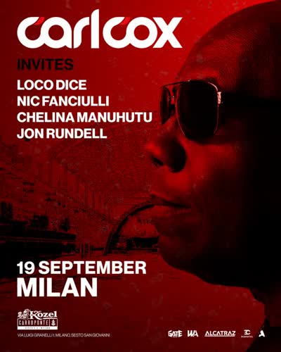 CARL COX returns to Milan