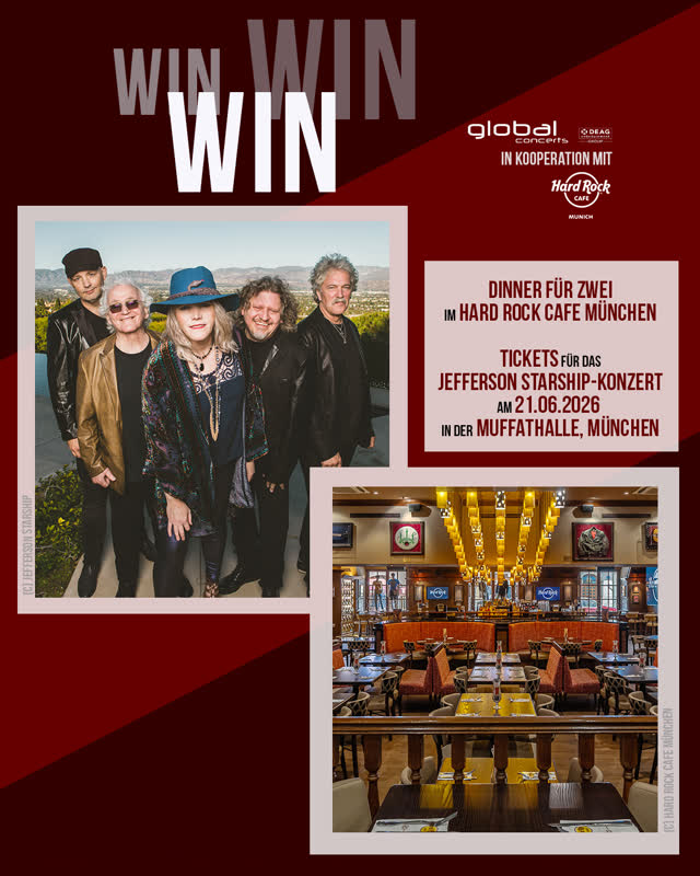 🎁 Win Win Win: Dinner & Rock'n'Roll in München! 🎸🍔