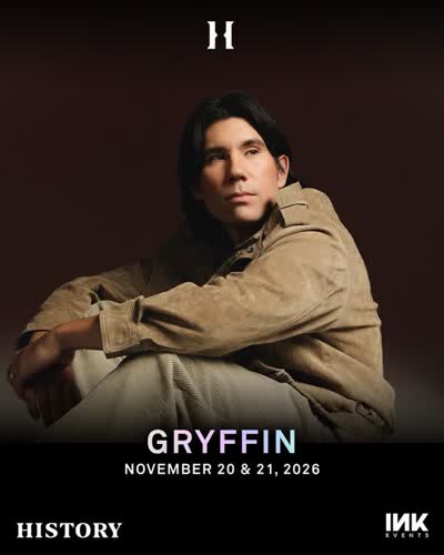 Announcement 🎵 Live it up with @gryffin on November 20 & 21!