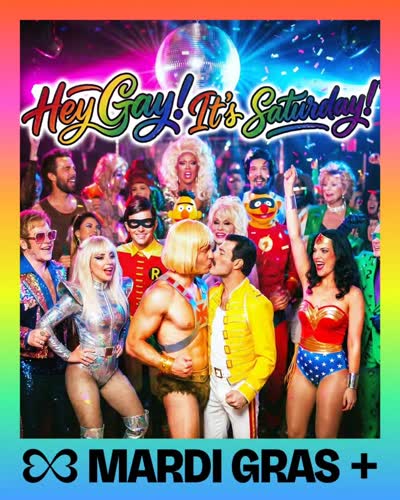 Hey Gay! It's Saturday!TM - ICONS fancy-dress dance party