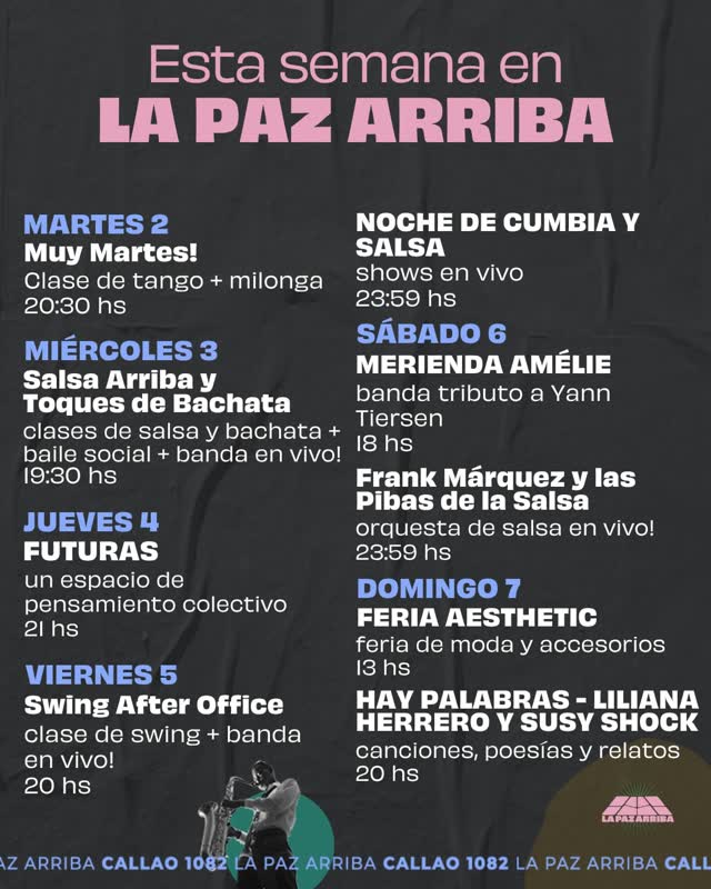 PLANAZOS en #LaPazArriba! - Weekly Live Music & Dance Events