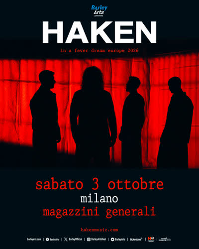 Gli Haken tour in autunno per presentare il nuovo singolo In A Fever Dream