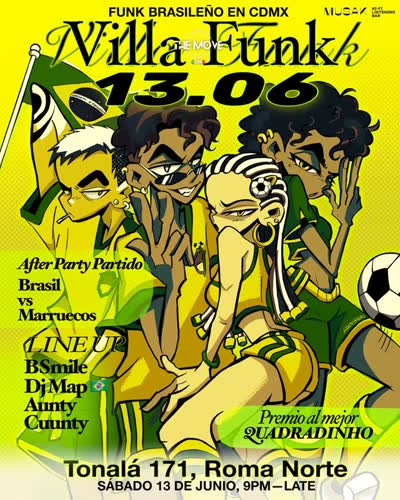 World Cup After Party: Brasil Vs. Marruecos @musakmx