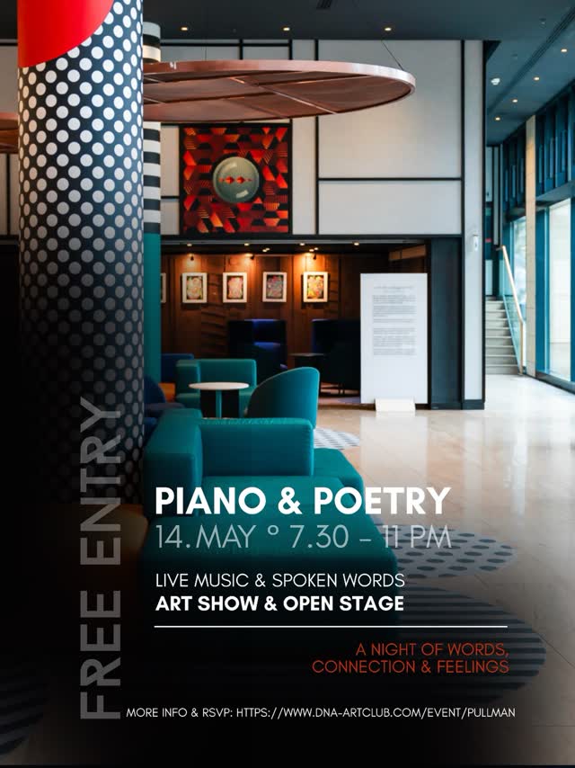 TODAY we meet again for „PIANO & POETRY“ powered by @pullmanberlinschweizerhof curated by @nightart.club ✨