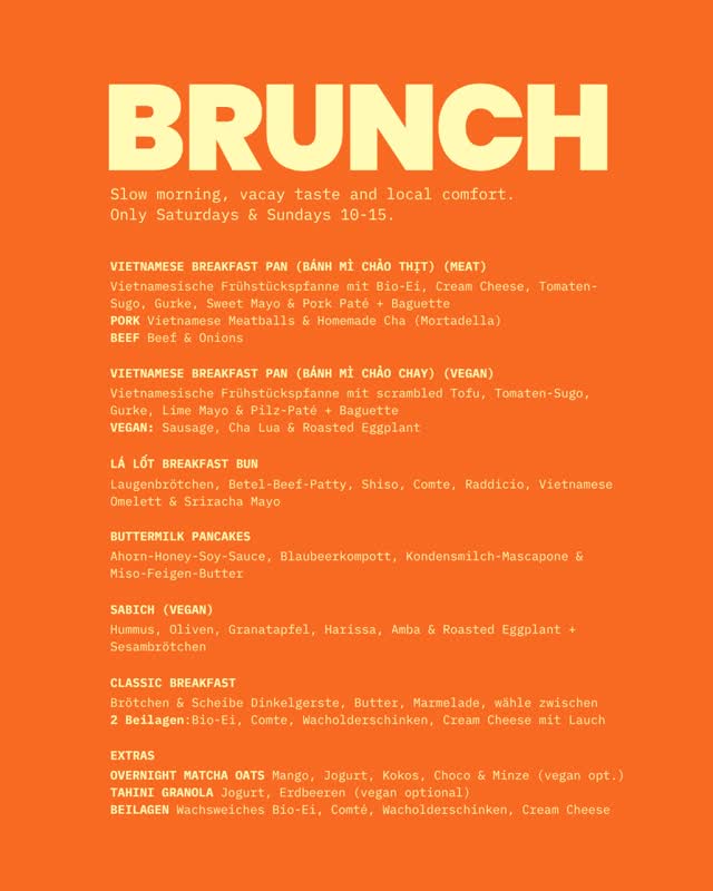 BRUNCH IS BACK NEXT SAT 13.06.🎉