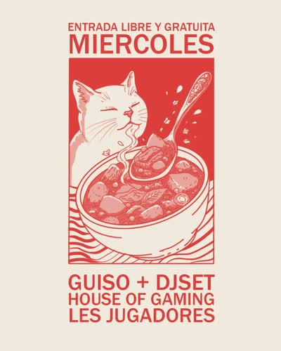 Noche de guiso, música y juegos de mesa junto a Les Jugadores y House of Gaming
