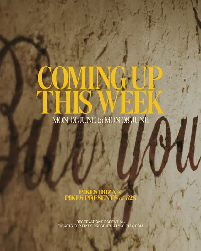 Pikes Weekly Lineup: Dr Banana, David Morales, TEED, Bushwacka!, Call Super