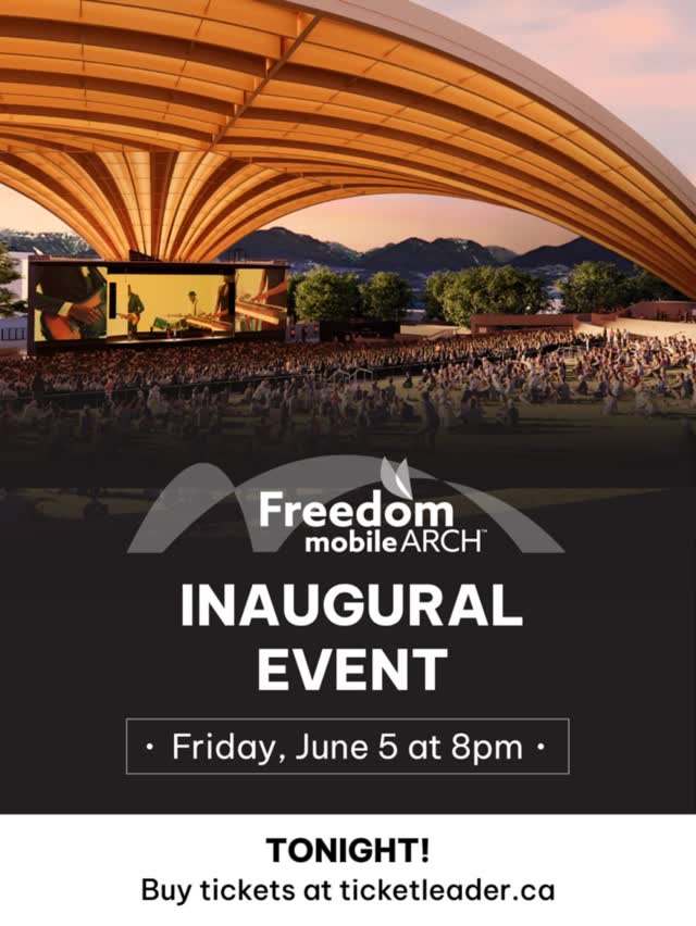 The Freedom Mobile Arch Opening Night