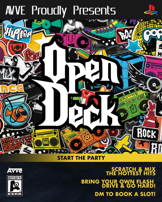 AVVE PROUDLY PRESENTS: OPEN DECK 💿