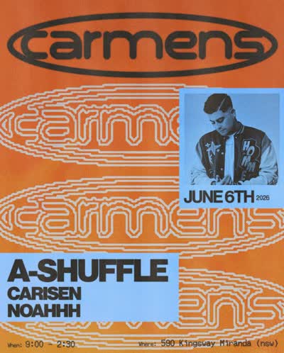 Long weekend plans are well and truly locked in at Carmen’s!