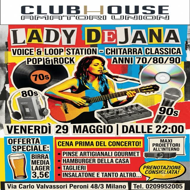 Venerdì si torna indietro nel tempo... ma con stile! - Lady Dejana Live