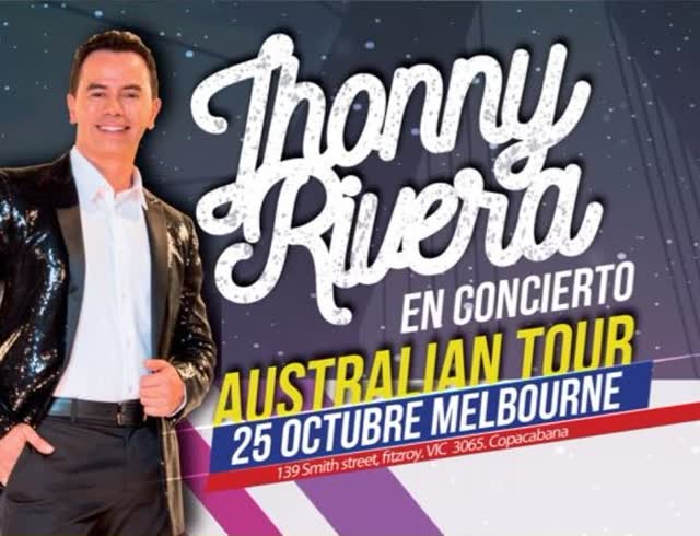 JHONNY RIVERA Australian Tour Melbourne