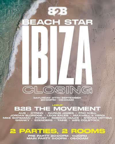 Beach Star Ibiza Closing
