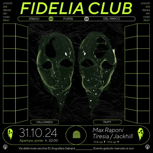 FIDELIA CLUB - Halloween Party 🦇