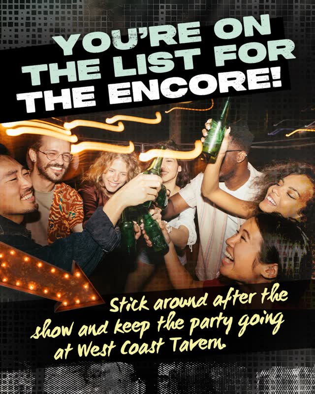Concert after-party at West Coast Tavern