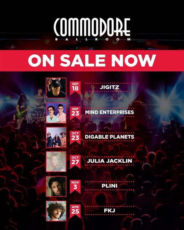 Commodore Ballroom Concert Series