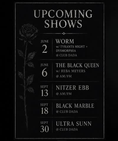 Upcoming Shows