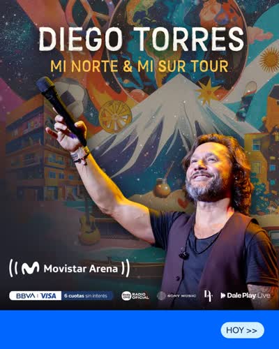 Esta noche se llena de emoción junto a @diegotorresmusica