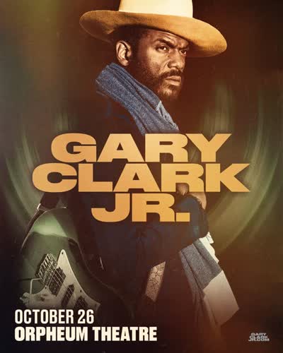 JUST ANNOUNCED: Gary Clark Jr. live at the Orpheum Theatre on October 26.