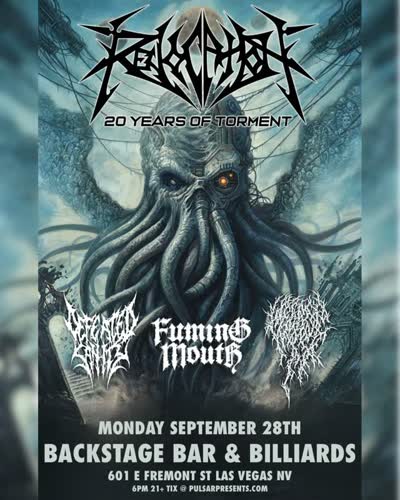 JUST ANNOUNCED! REVOCATION take over Sin City with Defeated Sanity, Fuming Mouth and Weeping!