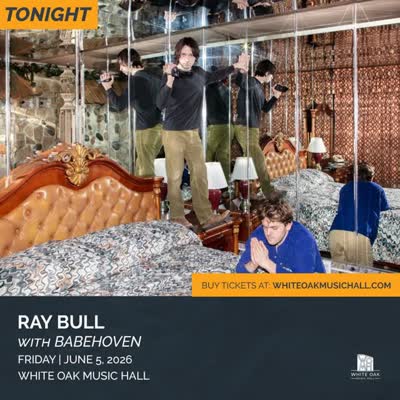 TONIGHT @ray___bull is bringing their 'Please Stop Laughing Tour' to the Upstairs stage with support from @babehoven!