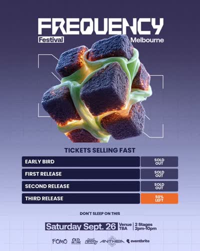 3 tiers gone. Third Release at 50% 🫶😉 10 Headliners | Sat 26 Sept | 2 stages Link in bio. 🔗