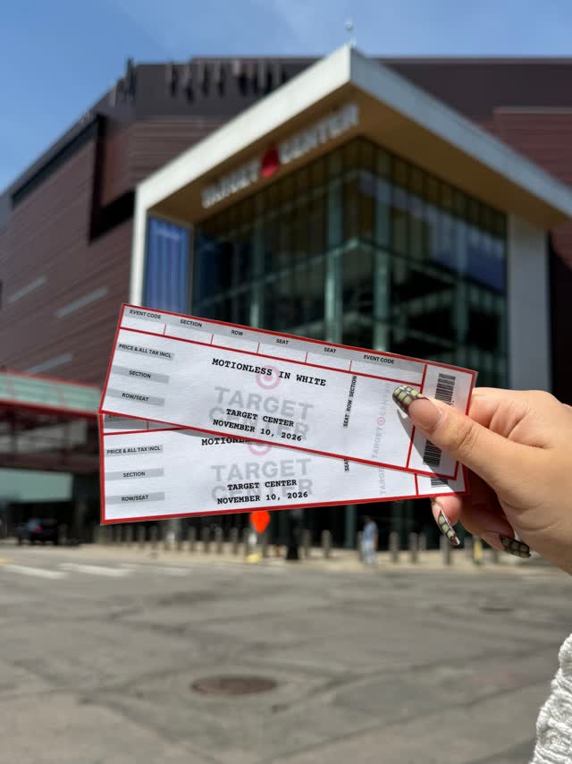 TICKET GIVEAWAY 🎫!!️ Motionless In White at Target Center