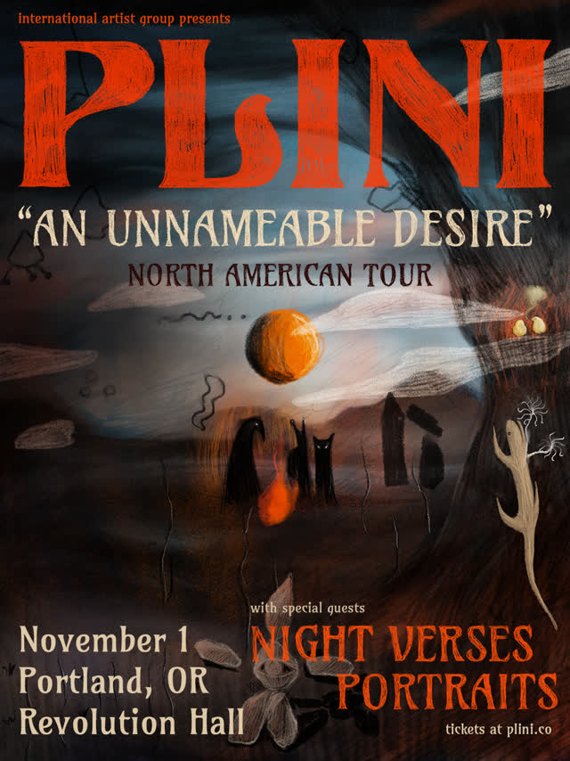 Plini plays Revolution Hall on November 1st, with Nightverses and Portraits!