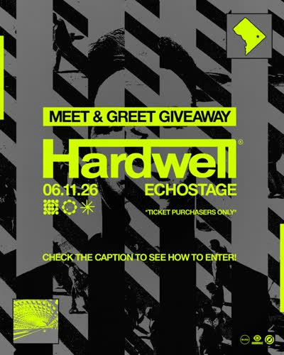 GIVEAWAY! Are you going to @hardwell next Thursday? Enter for a chance to win a meet & greet by tagging a friend in the comments below. Giveaway open to all ticket holders, lock in tickets at the link in bio.