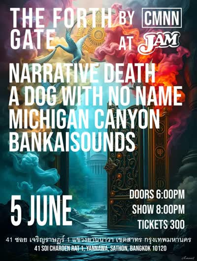 Celebration of fourth year tenure at Jam Cafe BKK with live bands