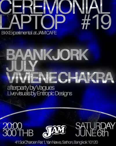 Ceremonial Laptop #19 at JAM Cafe