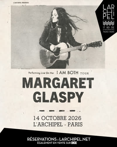 [annonce concert] Margaret Glaspy : Mercredi 14 octobre 2026 à 20h