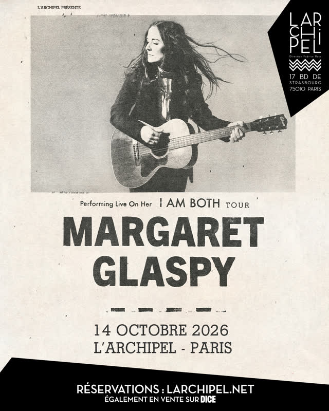 [annonce concert] Margaret Glaspy : Mercredi 14 octobre 2026 à 20h