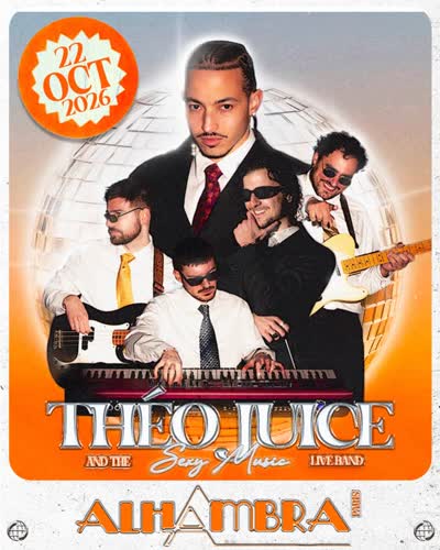 @theojuice_ en concert à @alhambraparis le 22 octobre 2026