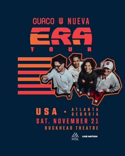 GUACO is coming to Atlanta on Sat, Nov 21!