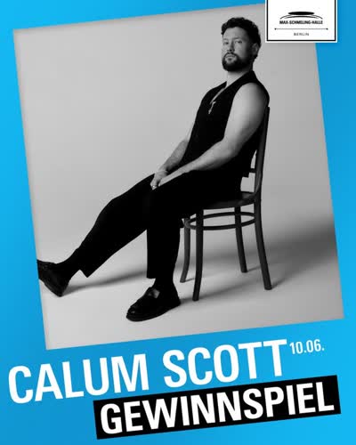 @calumscott kommt am 10.06. in die Max-Schmeling-Halle – mit dieser Stimme, die sofort unter die Haut geht, und Songs zwischen Pop, Emotion & Gänsehautmomenten. ✨