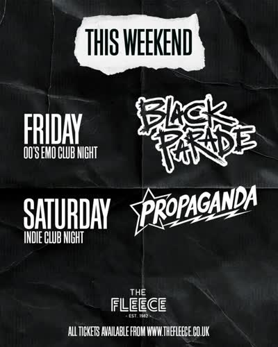 Club nights featuring Black Parade and Propaganda