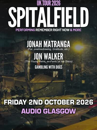 Spitalfield UK Tour 2026