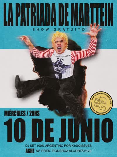 SHOW GRATIS: LA PATRIADA DE MARTTEIN