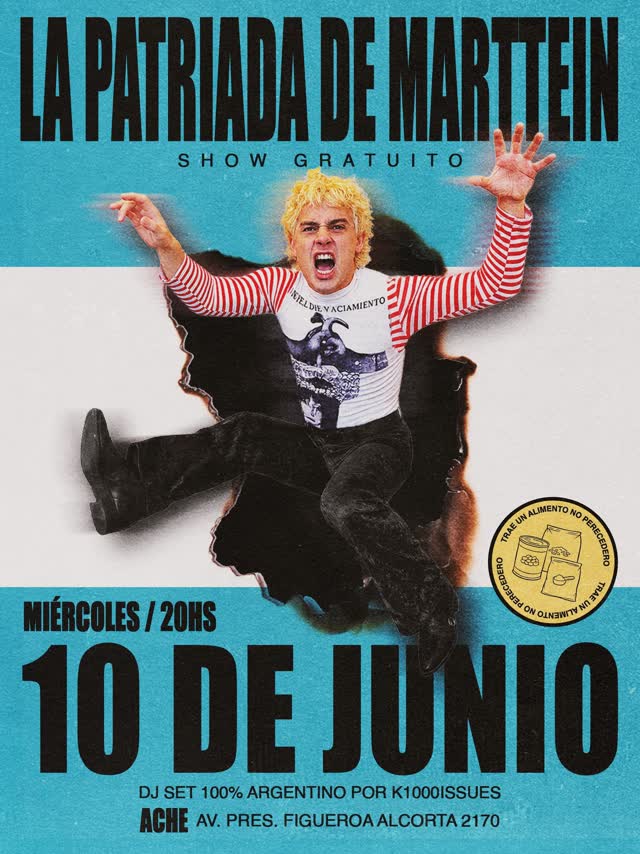SHOW GRATIS: LA PATRIADA DE MARTTEIN