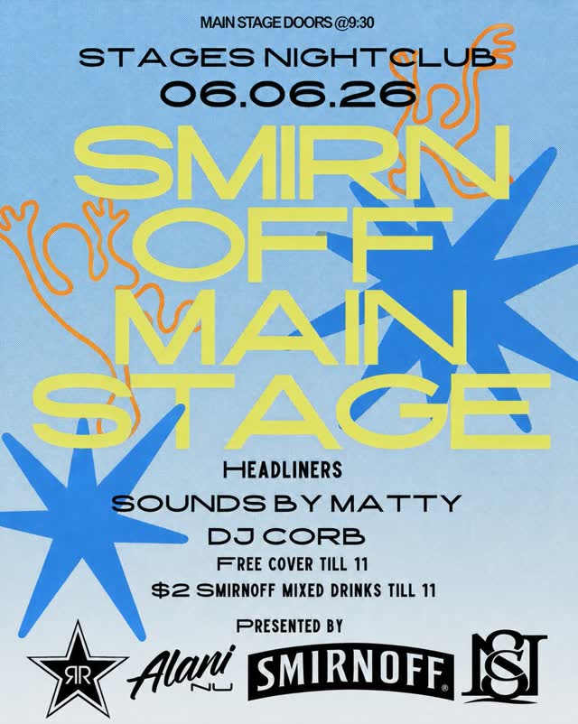 Smirnoff presents a B2B night with SOUNDS BY MATTY & DJ CORB