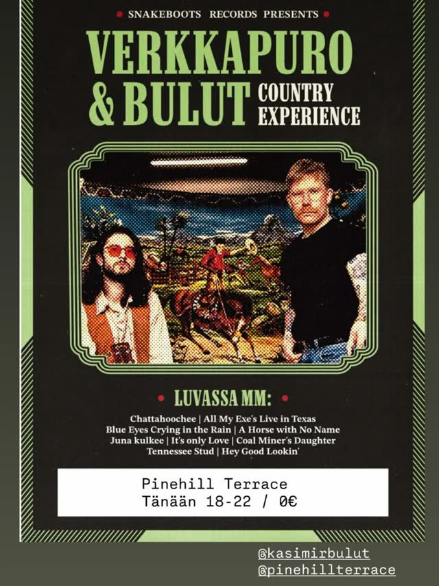 VERKKAPURO & BULUT COUNTRY EXPERIENCE