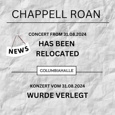 Rescheduled Berlin show