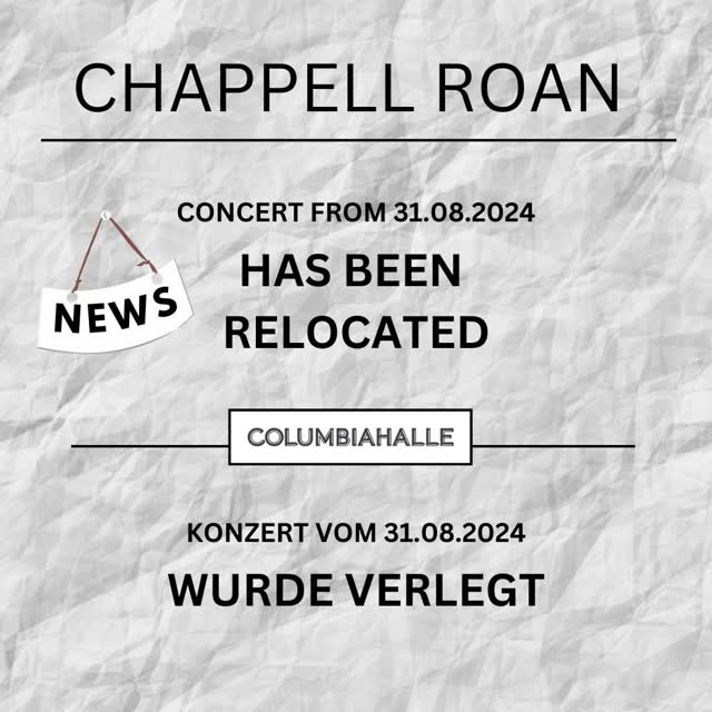 Rescheduled Berlin show