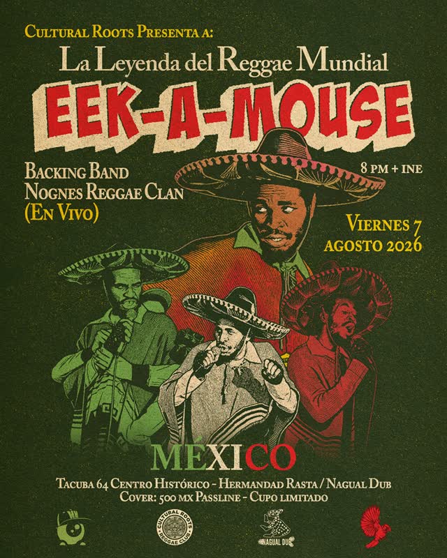 EEK - A - MOUSE desde Kingston Jamaica En la Catedral !! Cultural Roots