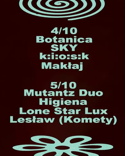 4/10 Botanica SKY k:i:o:s:k Makłaj / 5/10 Mutantz Duo Higiena Lone Star Lux Lesław (Komety)
